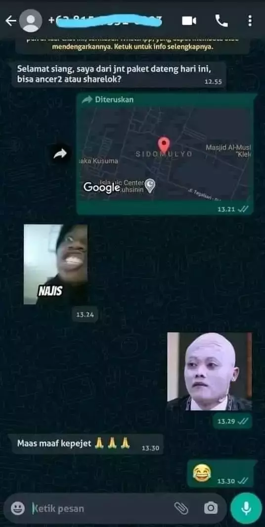 Chat Kurir